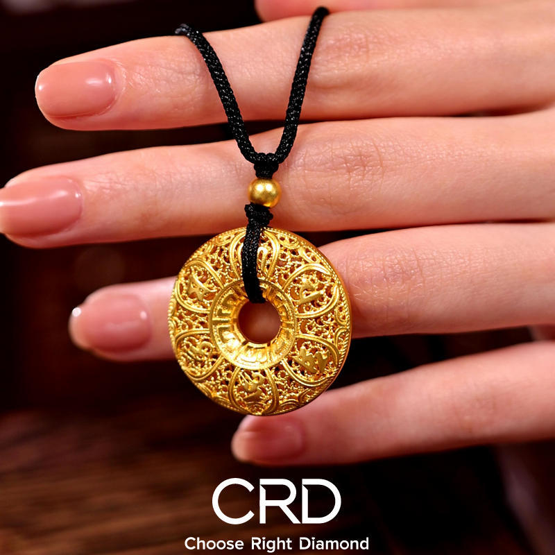 CRD黄金吊坠