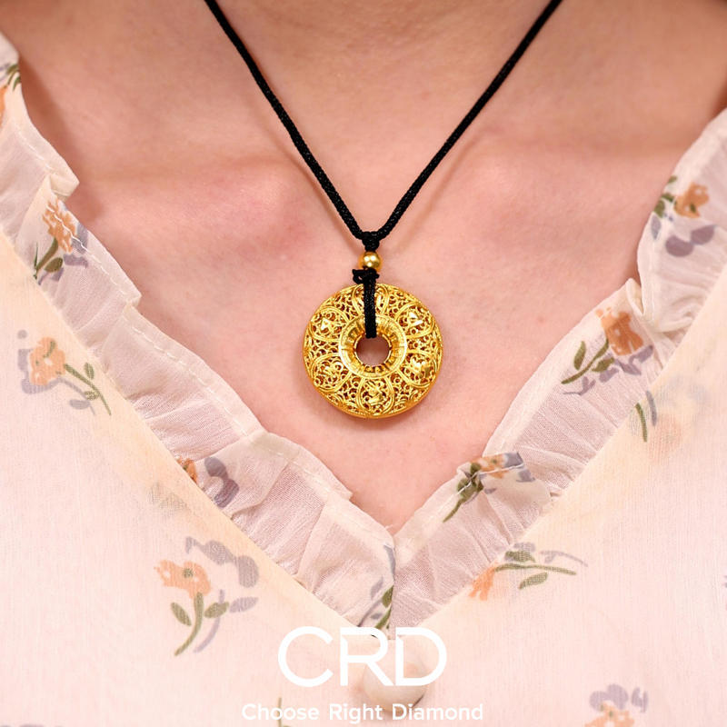CRD黄金吊坠