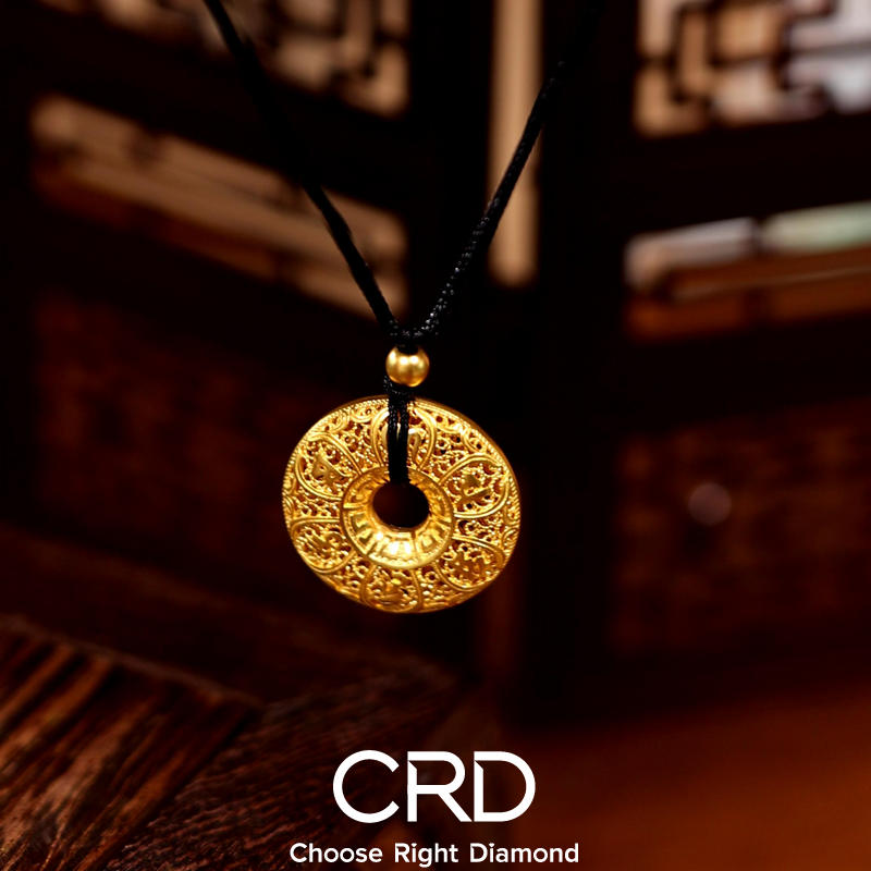 CRD黄金吊坠
