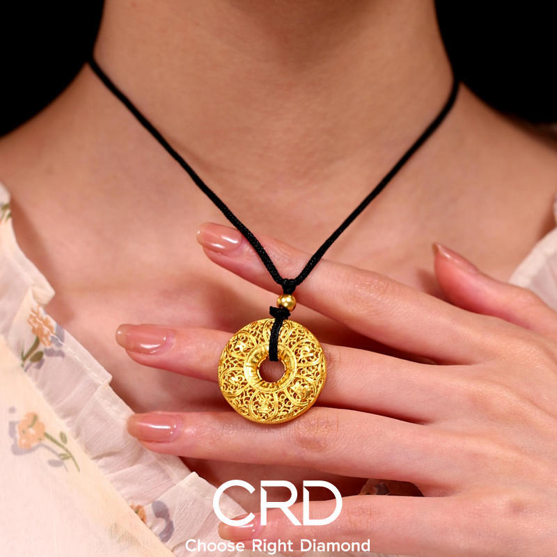 CRD黄金吊坠