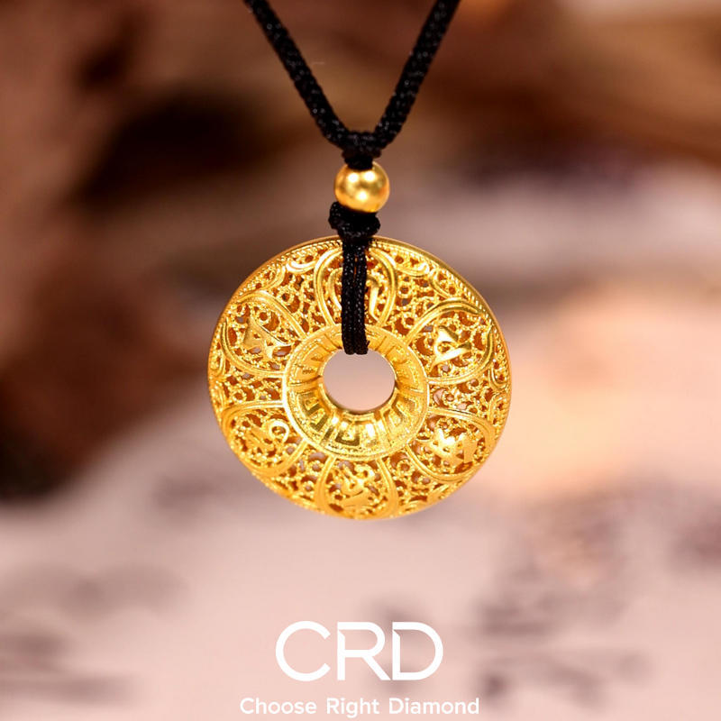 CRD黄金吊坠