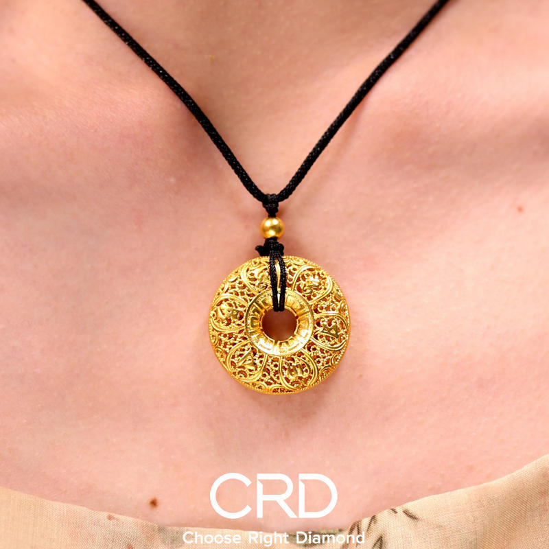 CRD黄金吊坠