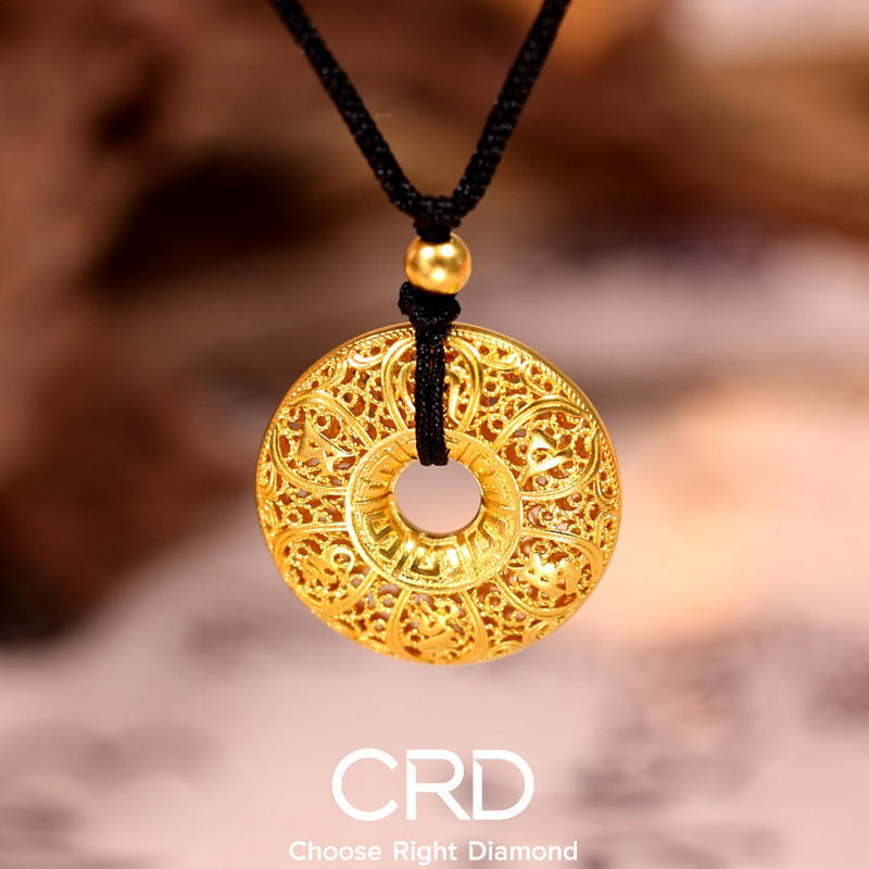 CRD黄金吊坠