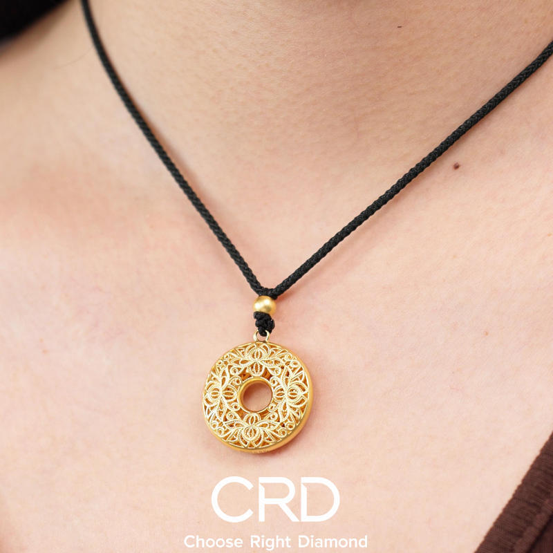 CRD黄金吊坠