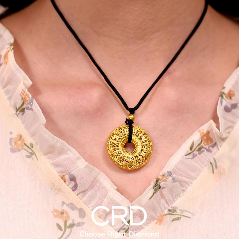 CRD黄金吊坠