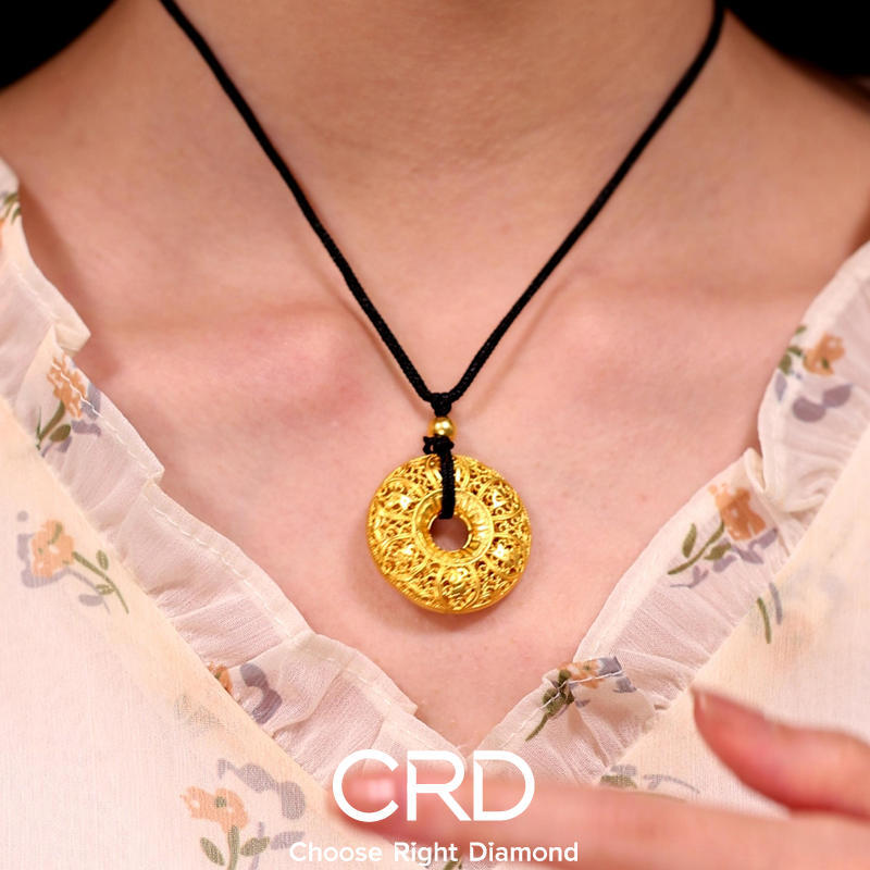 CRD黄金吊坠