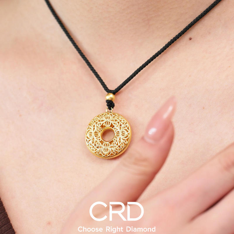 CRD黄金吊坠