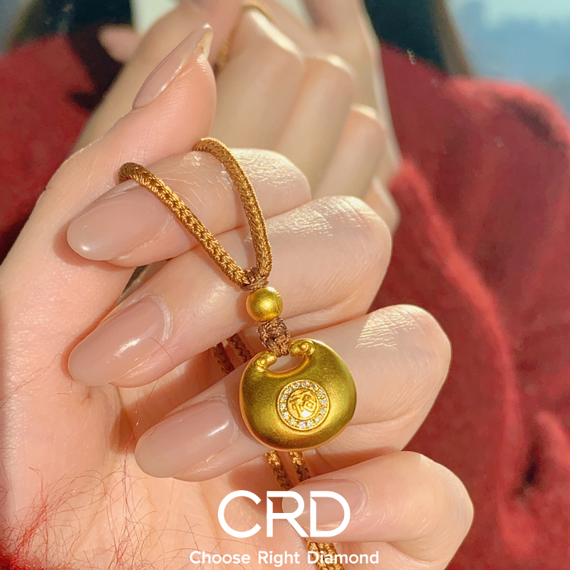 CRD黄金吊坠