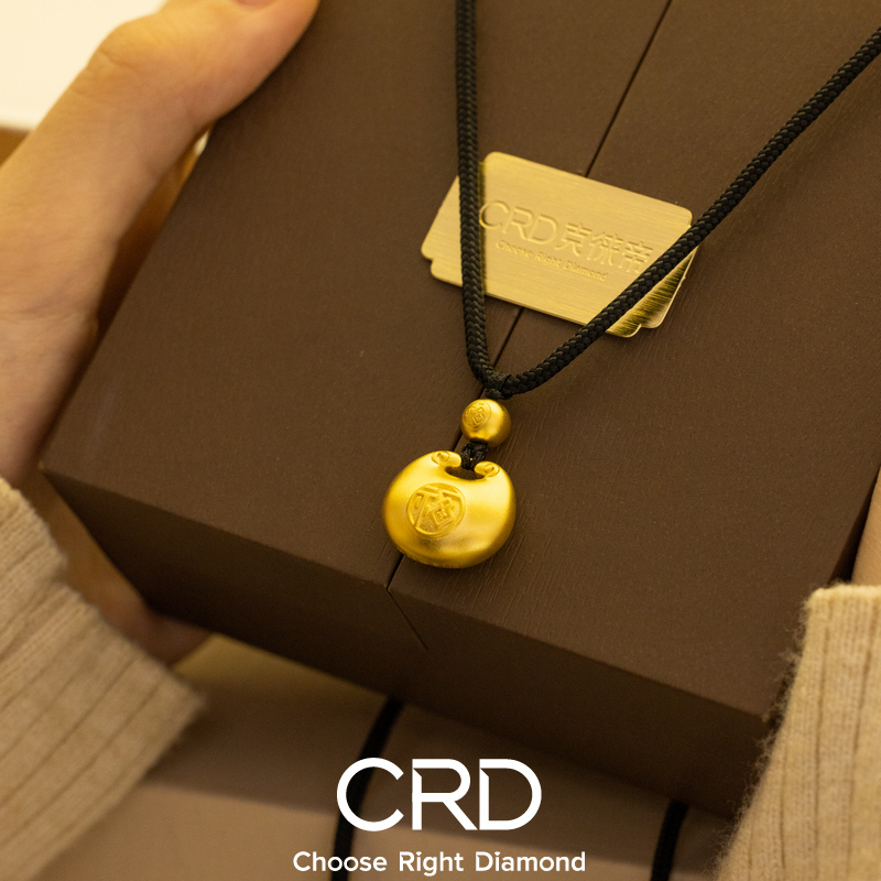 CRD黄金吊坠
