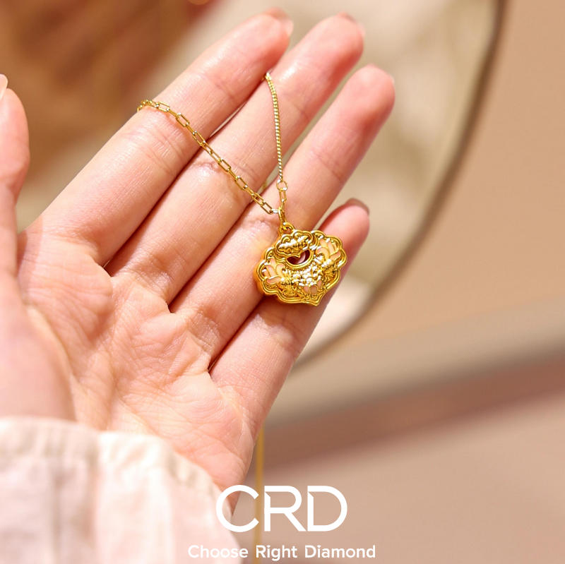CRD黄金吊坠
