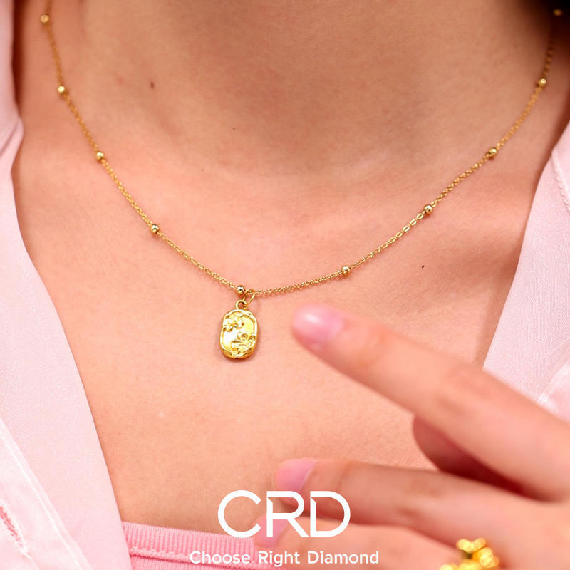 CRD黄金吊坠