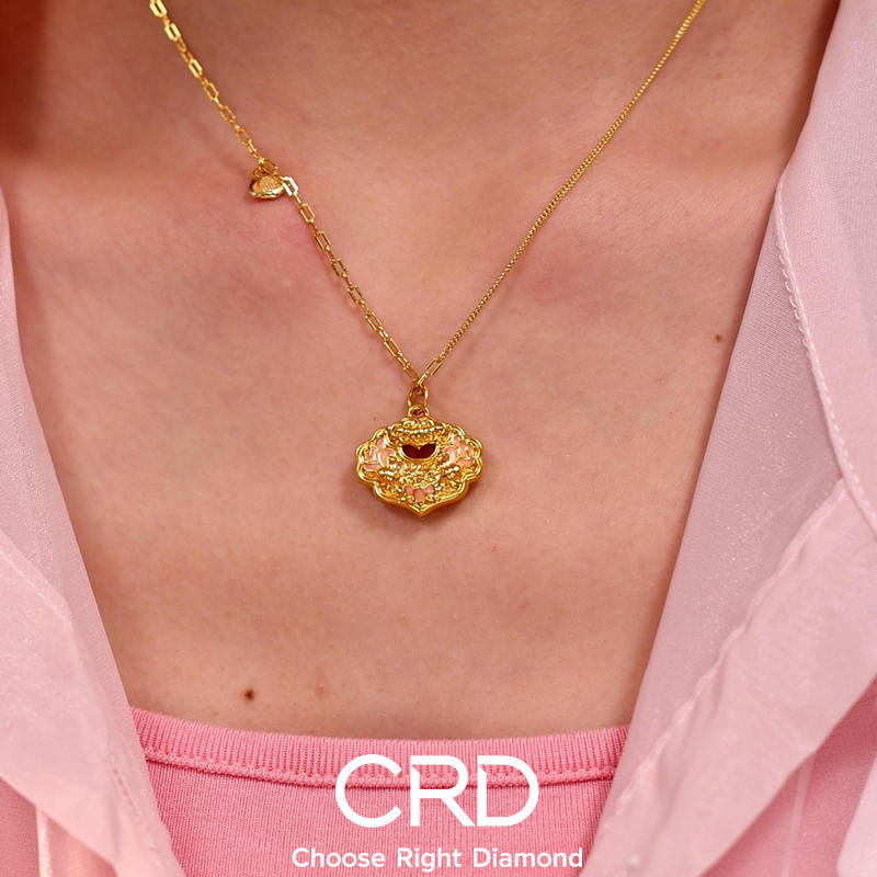 CRD黄金吊坠