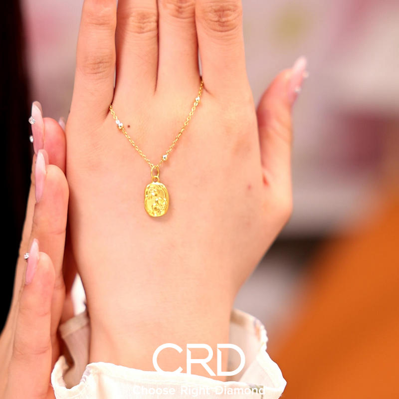 CRD黄金吊坠