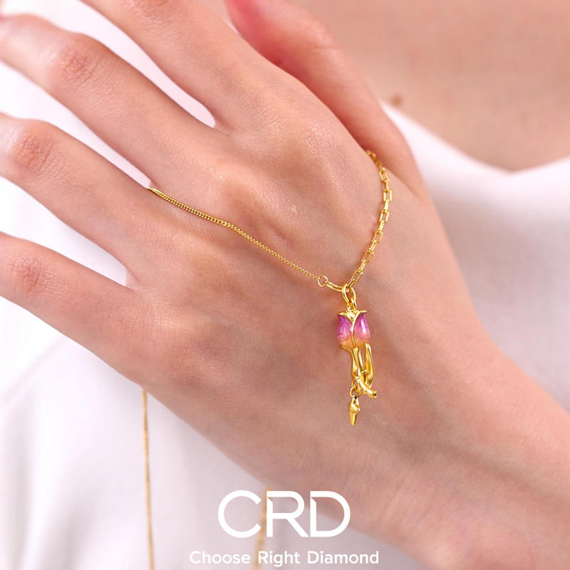 CRD黄金吊坠