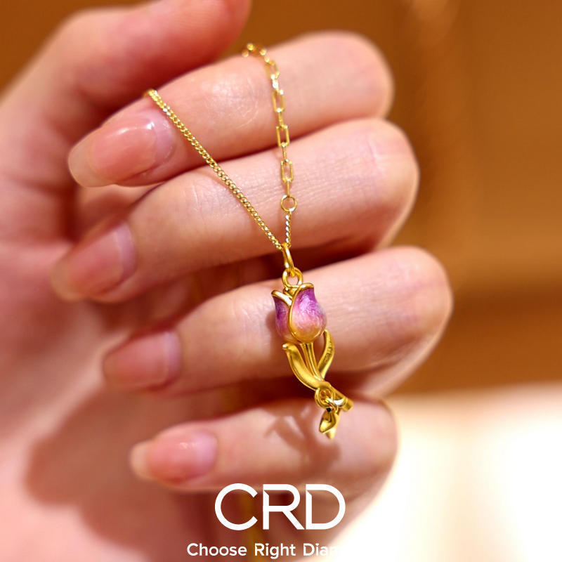 CRD黄金吊坠