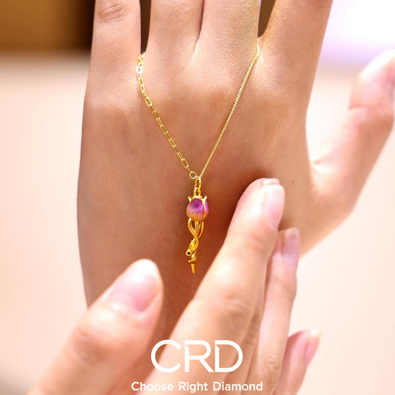 CRD黄金吊坠
