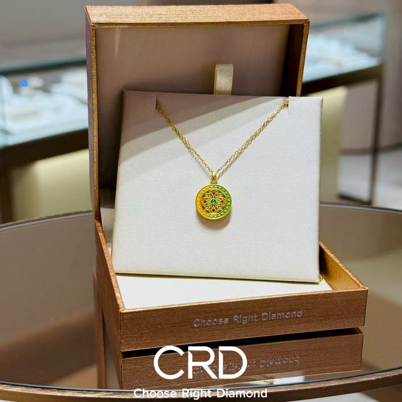 CRD金镶钻 CRD点钻黄金