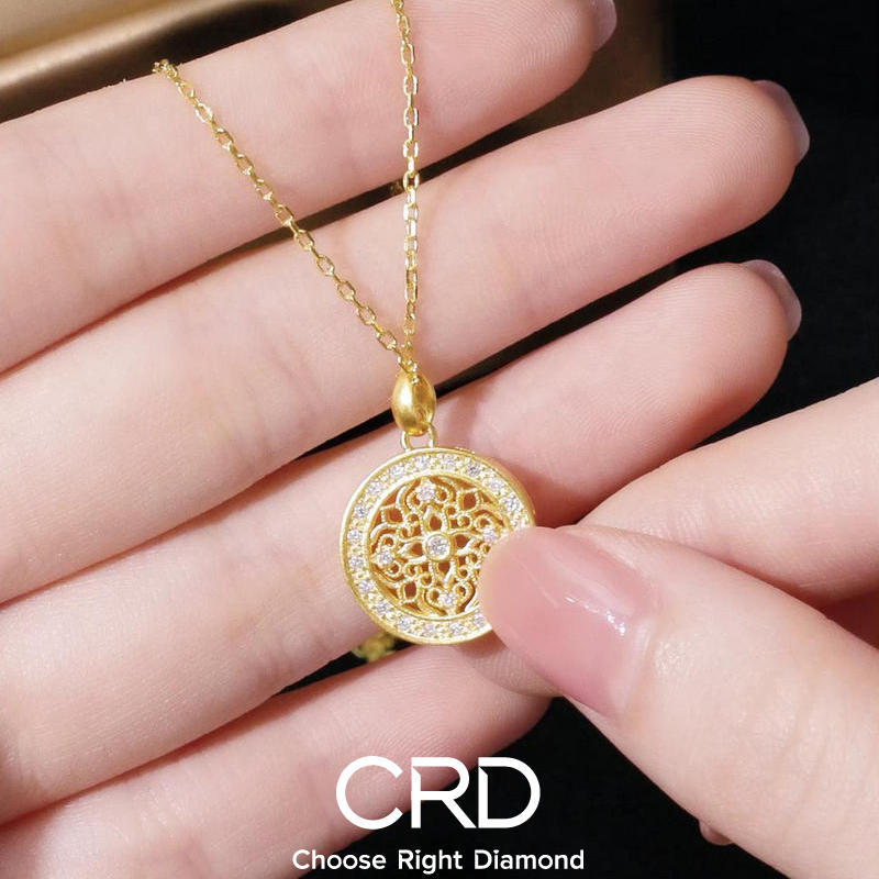 CRD金镶钻 CRD点钻黄金