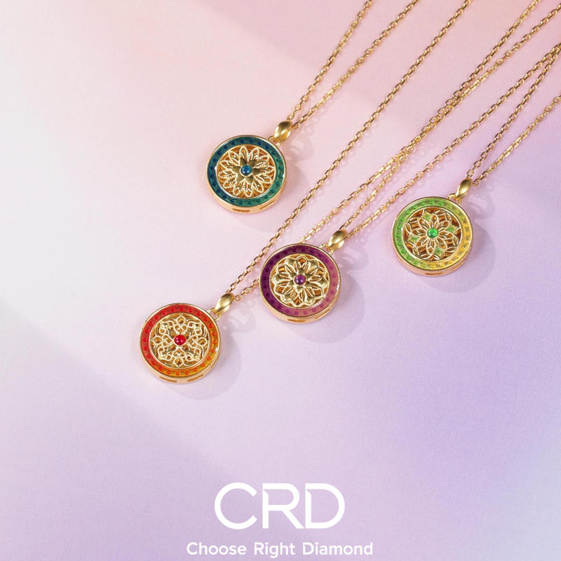 CRD金镶钻 CRD点钻黄金