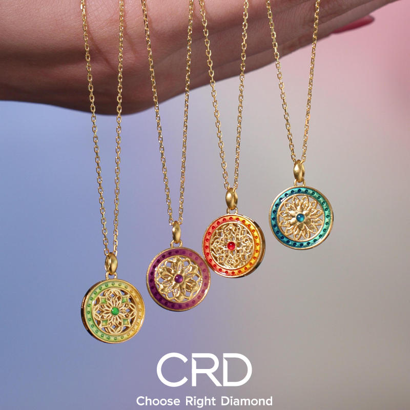CRD金镶钻 CRD点钻黄金