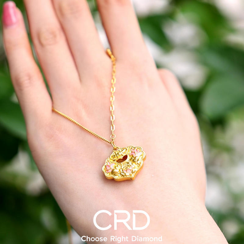 CRD黄金吊坠