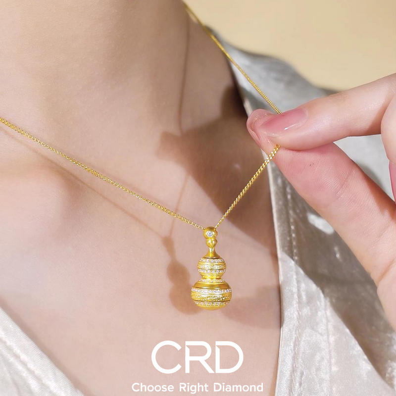CRD金镶钻 CRD点钻黄金