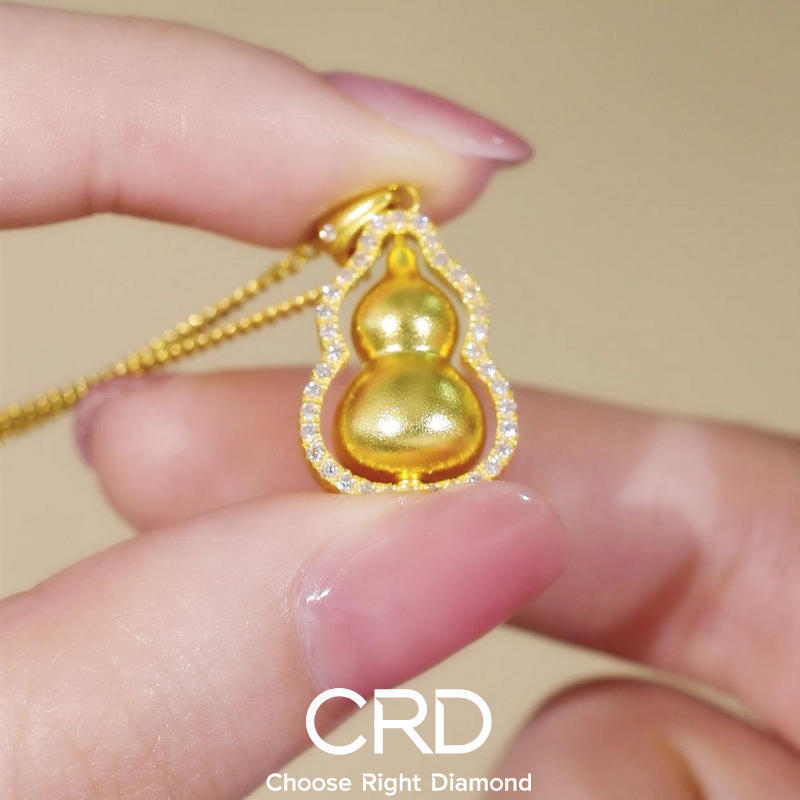 CRD金镶钻 CRD点钻黄金