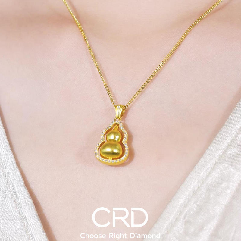 CRD金镶钻 CRD点钻黄金
