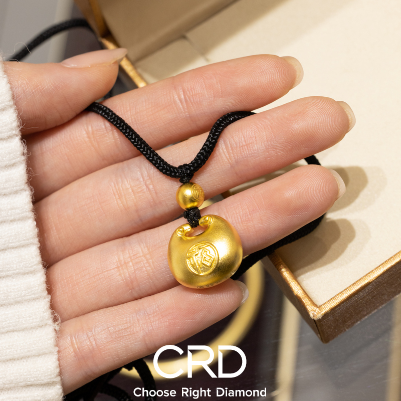 CRD黄金吊坠