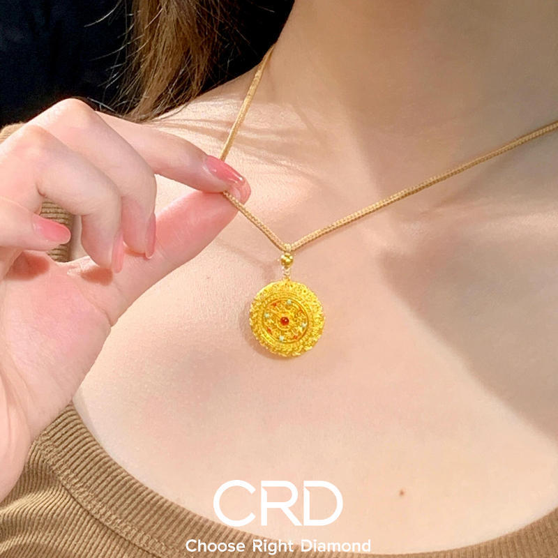 CRD黄金吊坠
