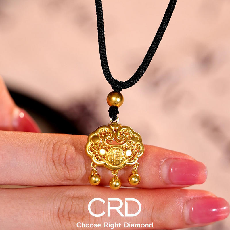 CRD黄金吊坠