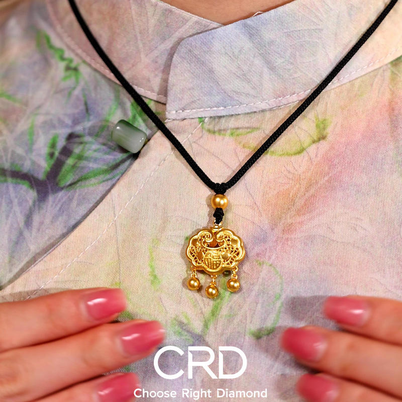 CRD黄金吊坠