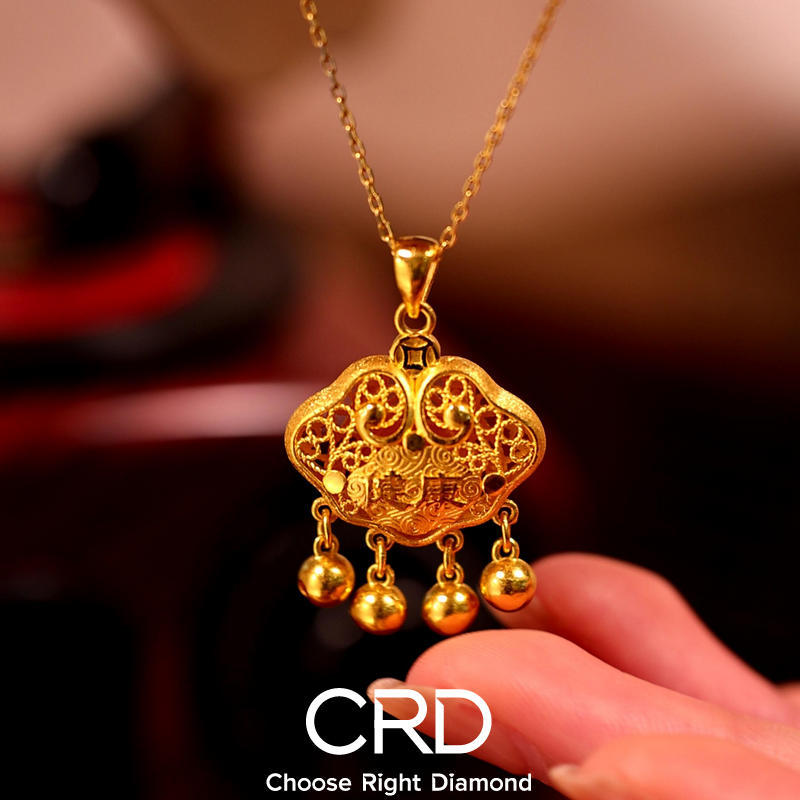 CRD黄金吊坠