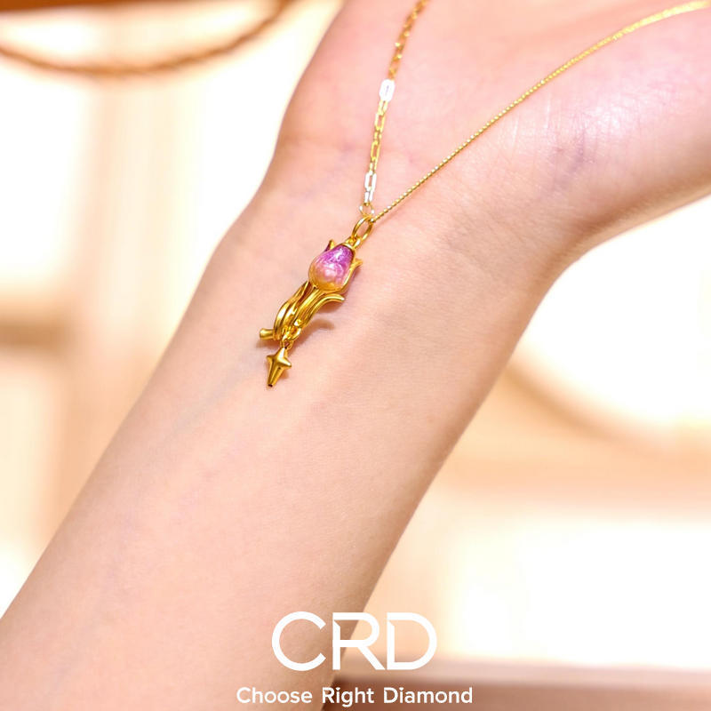 CRD黄金吊坠