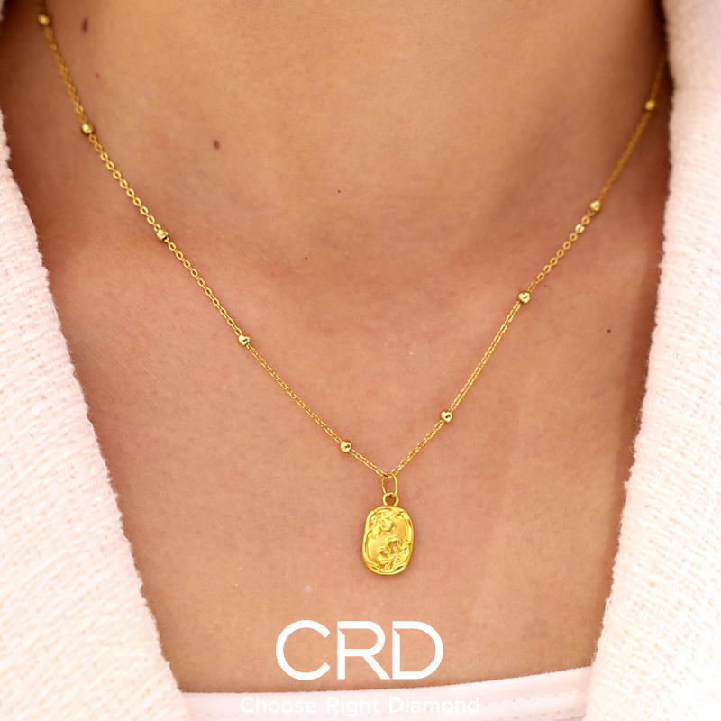 CRD黄金吊坠