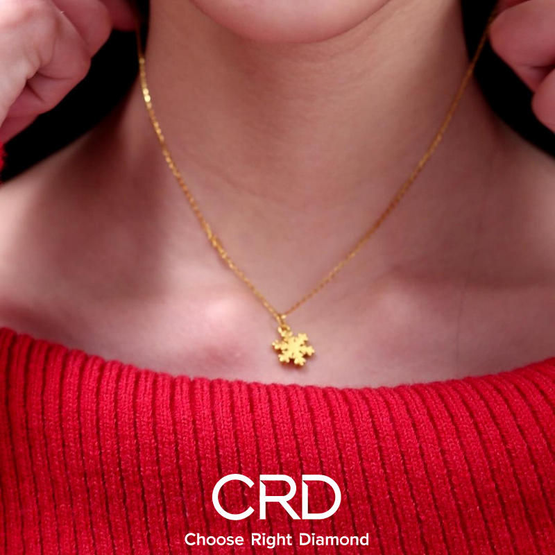 CRD黄金吊坠 CRD黄金链坠