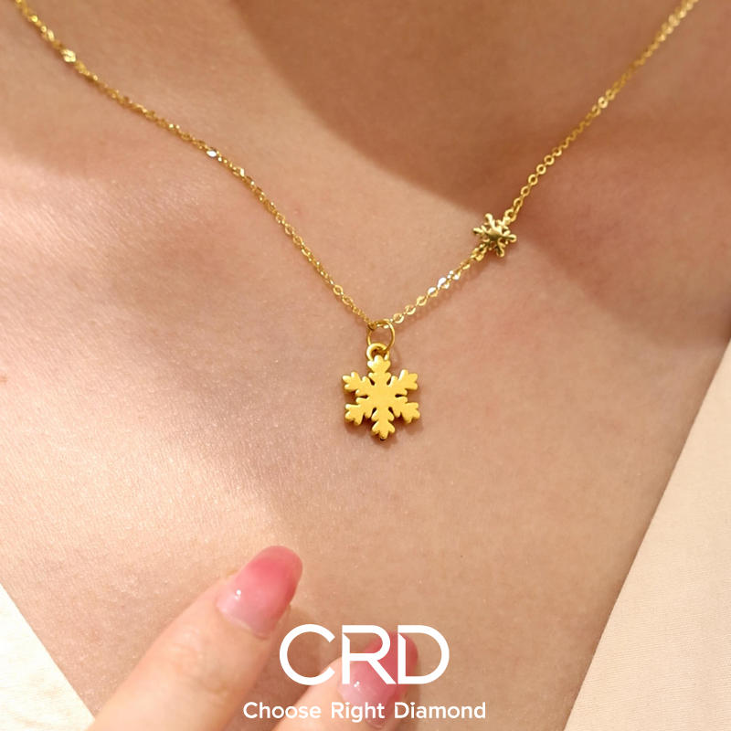 CRD黄金吊坠 CRD黄金链坠