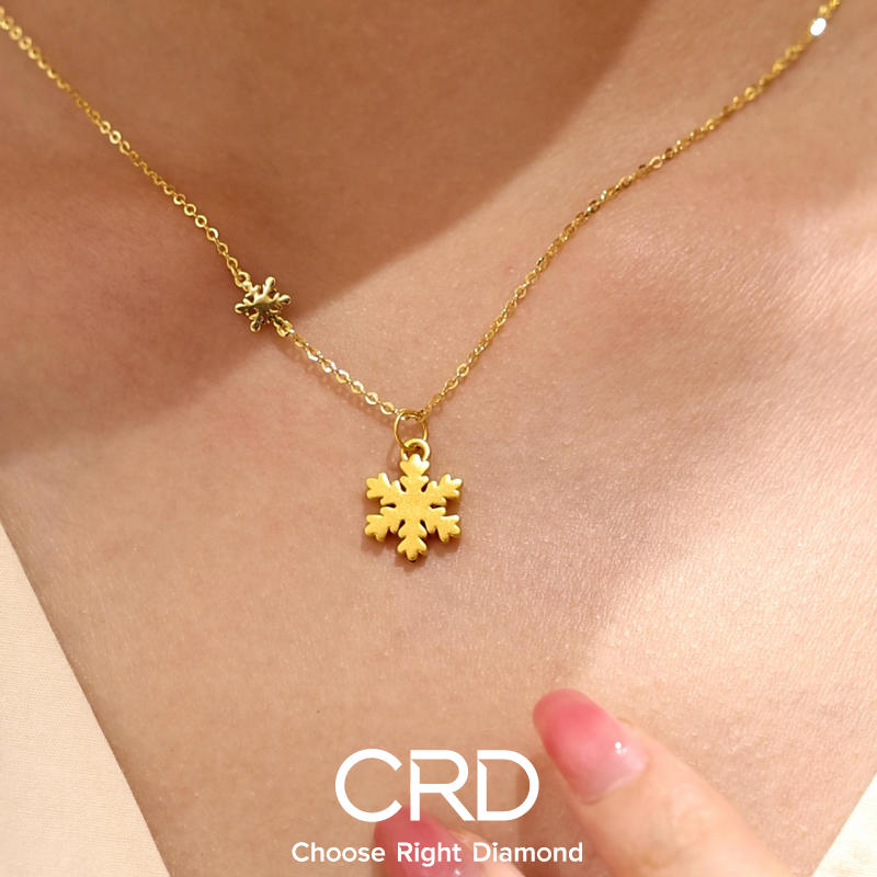 CRD黄金链坠 CRD黄金吊坠