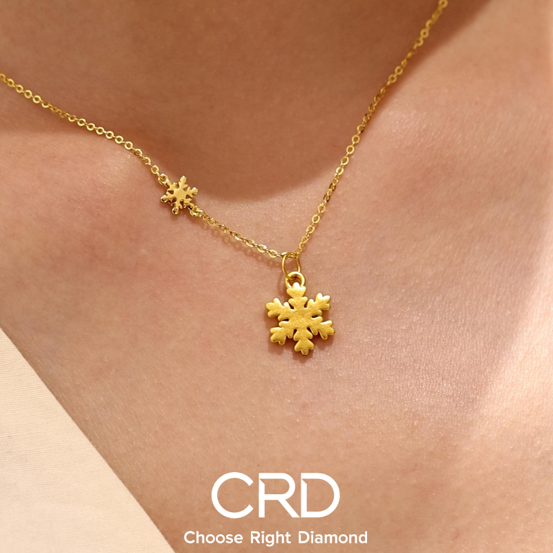 CRD黄金吊坠 CRD黄金链坠