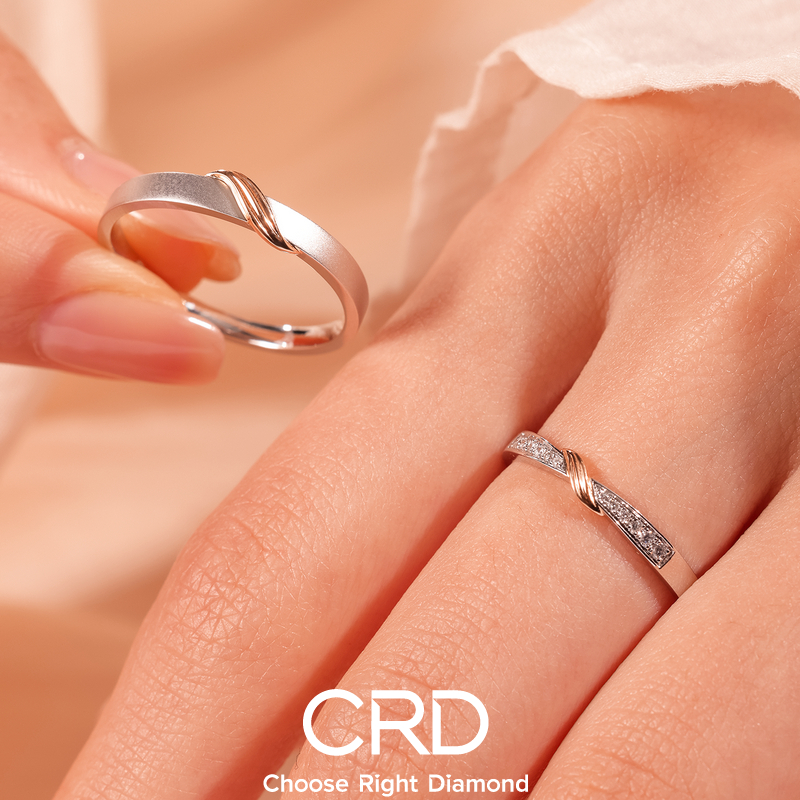 钻石对戒 CRD钻石对戒