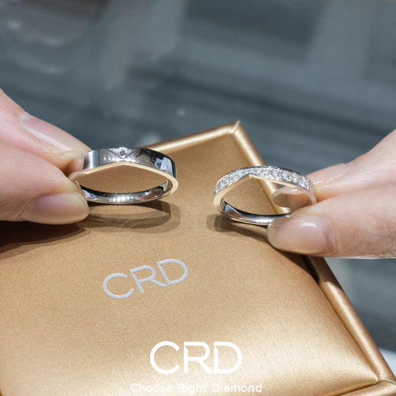 钻石对戒 CRD钻石对戒