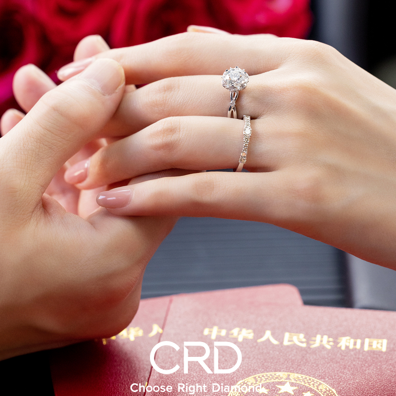 钻石对戒 CRD钻石对戒