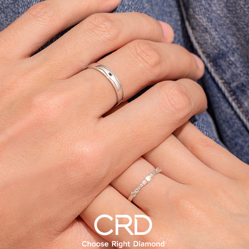 钻石对戒 CRD钻石对戒