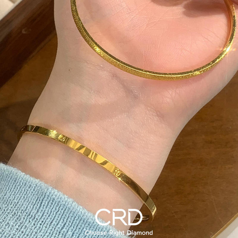黄金镯子 CRD黄金镯子