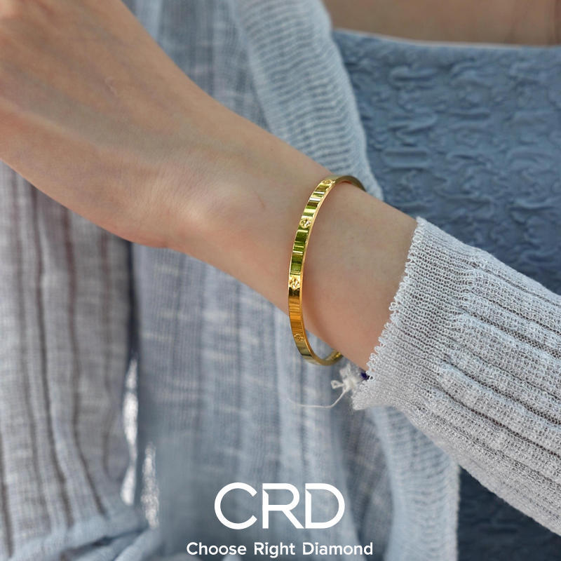 黄金镯子 CRD黄金镯子