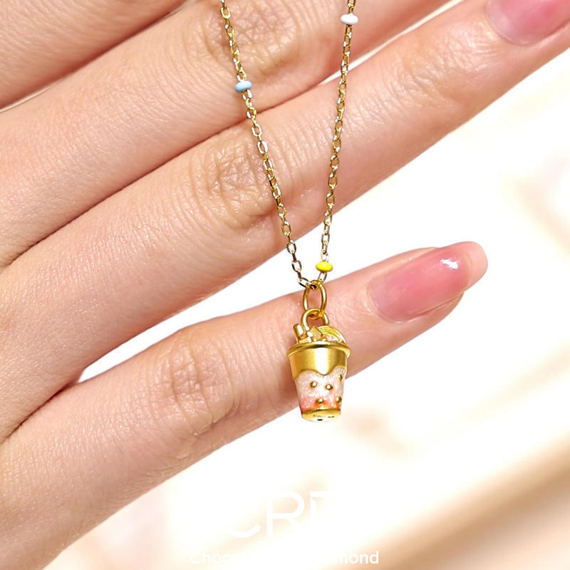 黄金链坠 CRD黄金链坠