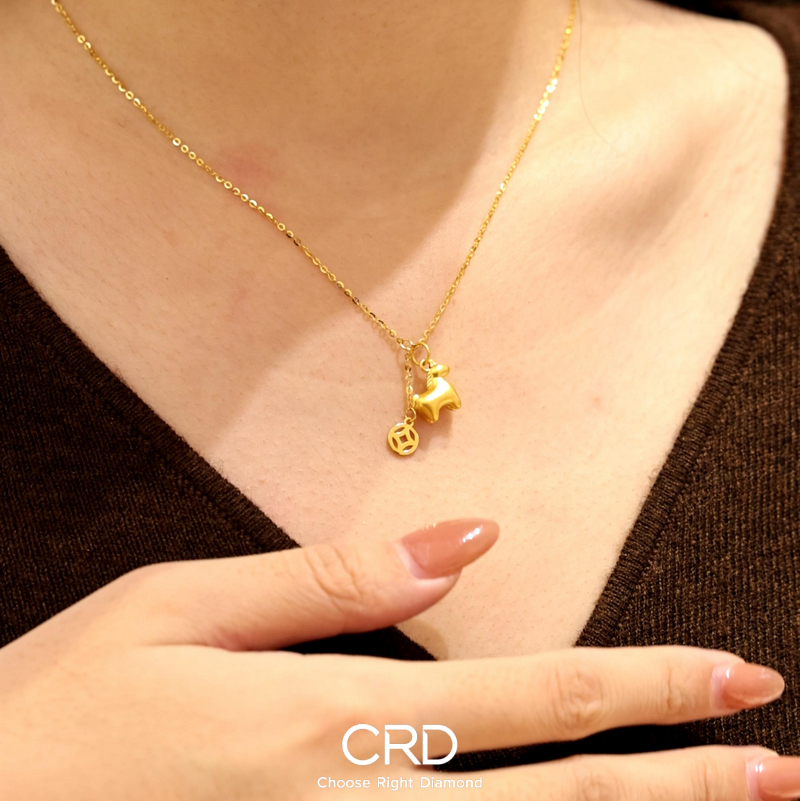 CRD黄金吊坠