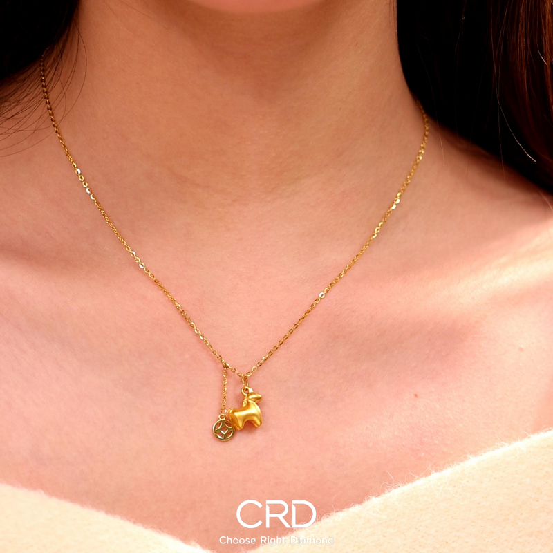 CRD黄金吊坠