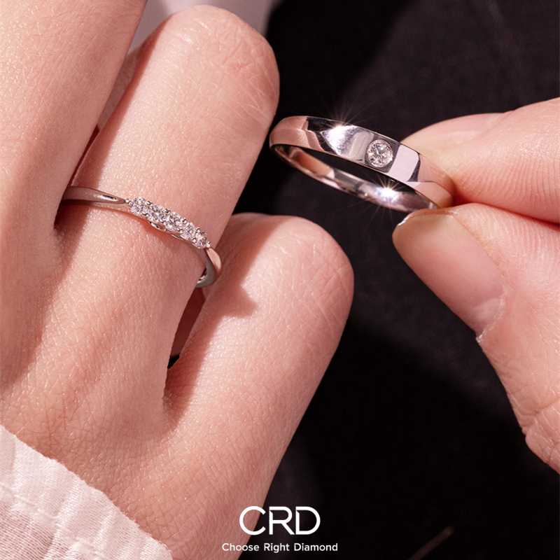 钻石对戒 CRD钻石对戒