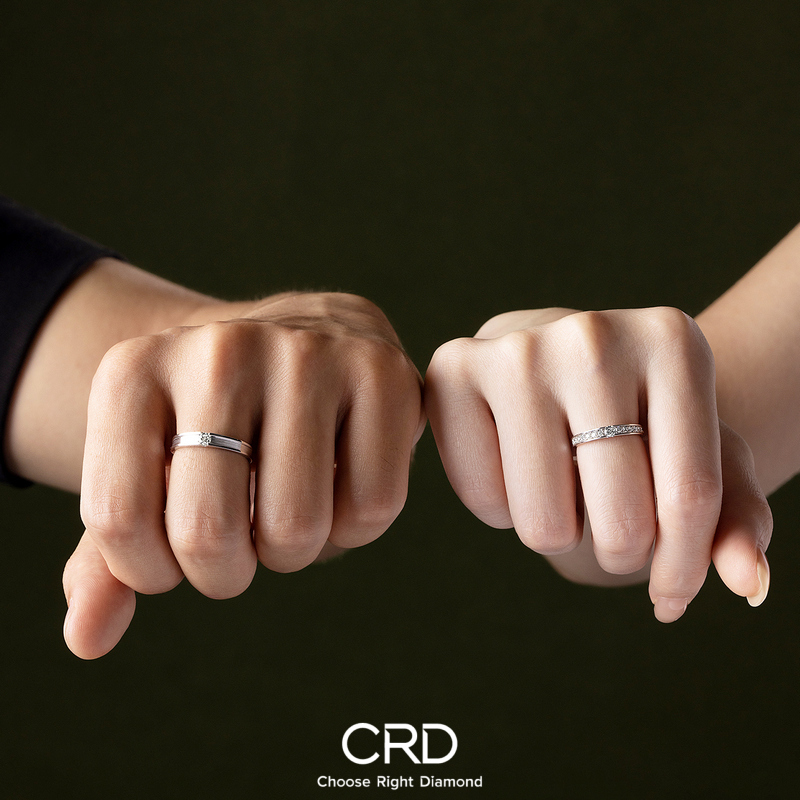 钻石对戒 CRD钻石对戒